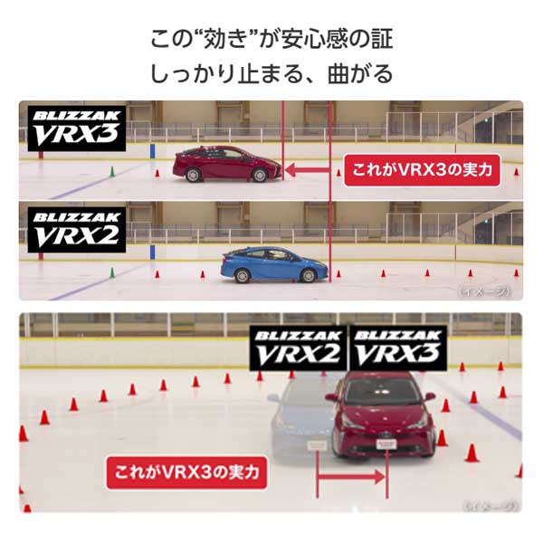 ブリザック 在庫あり 4本セット 215/60R16 95Q スタッドレス VRX3