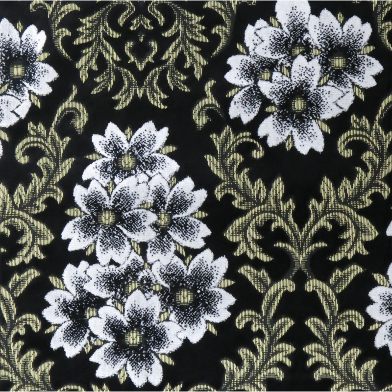 トラック 雅 仮眠カーテン プリーツ仕様 裏黒生地付き 金華山 みやび桜