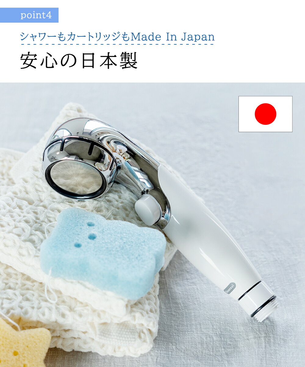 浄水器メーカーが作った シャワーヘッド クリンスイ 日本製 SM302 浄水