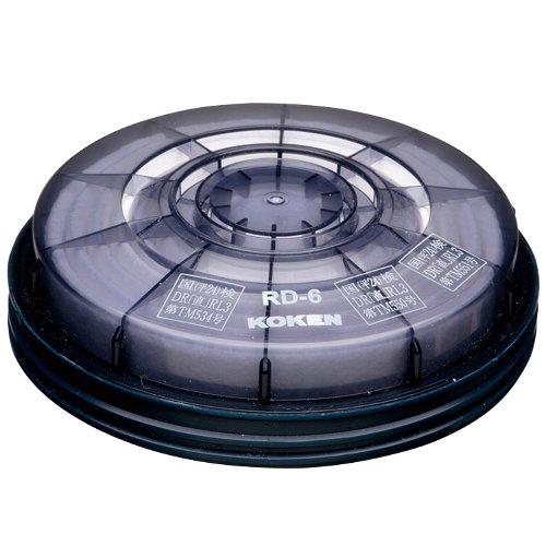 高性能アルファリングフィルタ RD-6型 1箱25組入 興研 マスクフィルタ