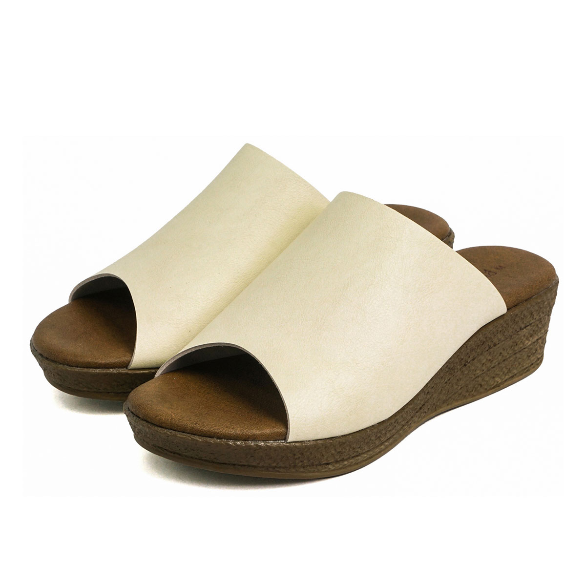 サンダル レディース 日本製 つっかけ 旅行 ウェッジソール 歩きやすい