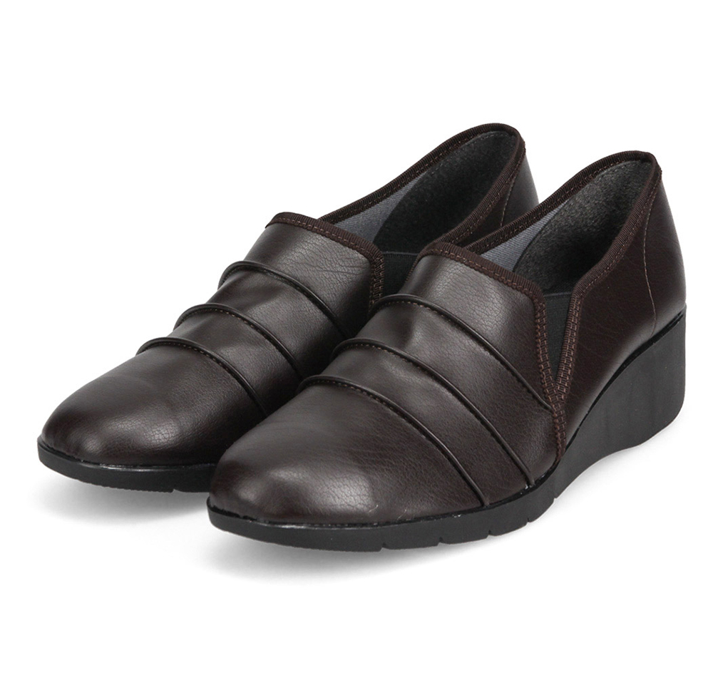 コンフォートシューズ レディース 幅広 軽量 シューズ スリッポン