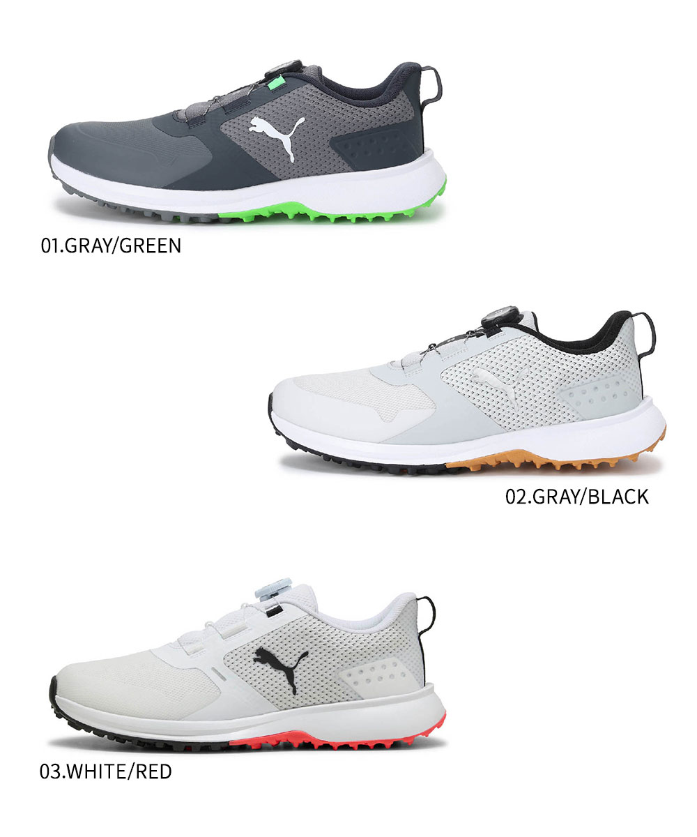 PUMA（プーマ） ゴルフ シューズ メンズ ダイヤル式 スニーカー