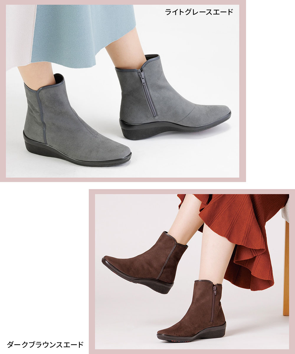 TOP DRY ショートブーツ レディース 防水 おしゃれ 防滑 撥水