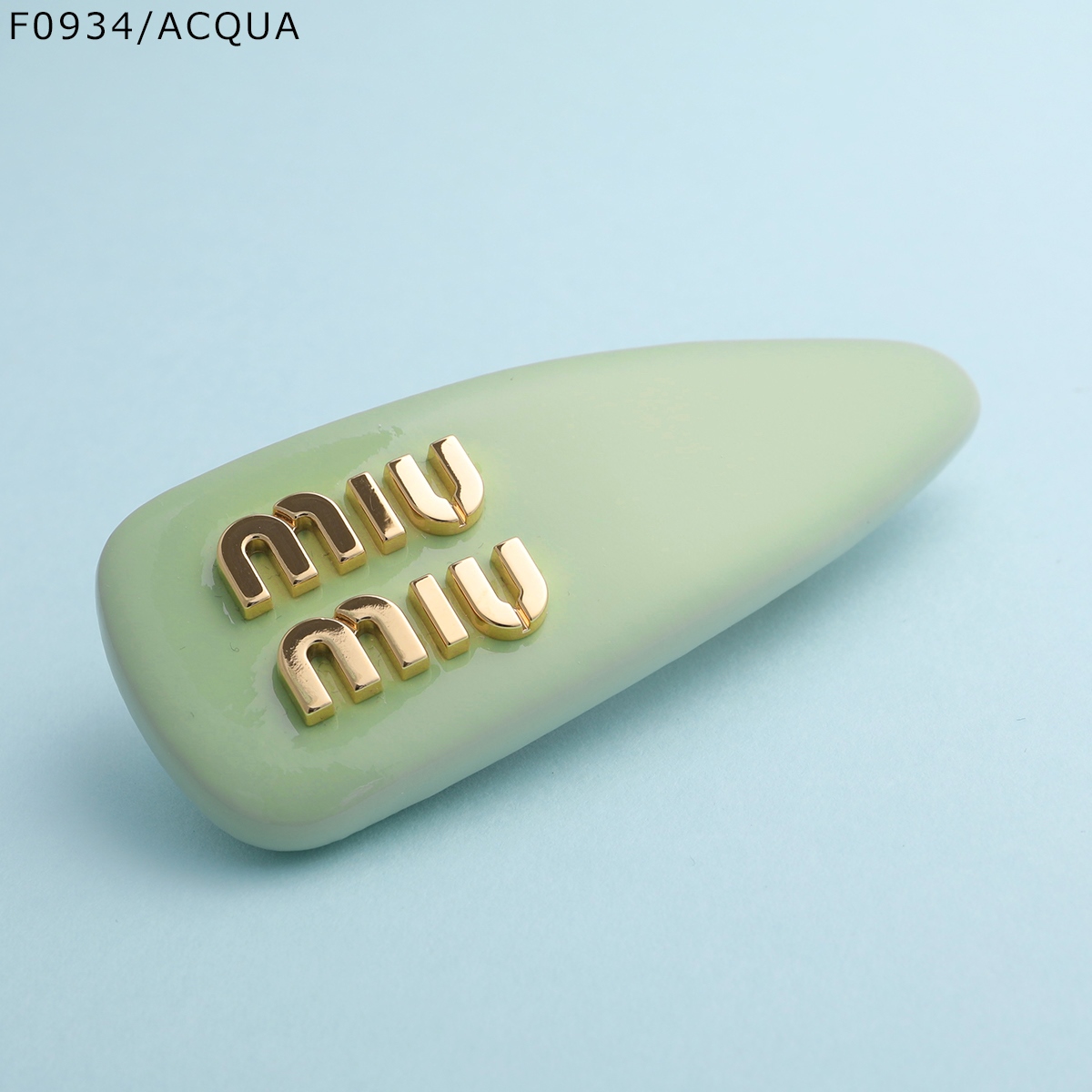 miu miu（ミュウミュウ） バレッタ 5IF092 069 レディース エナメル