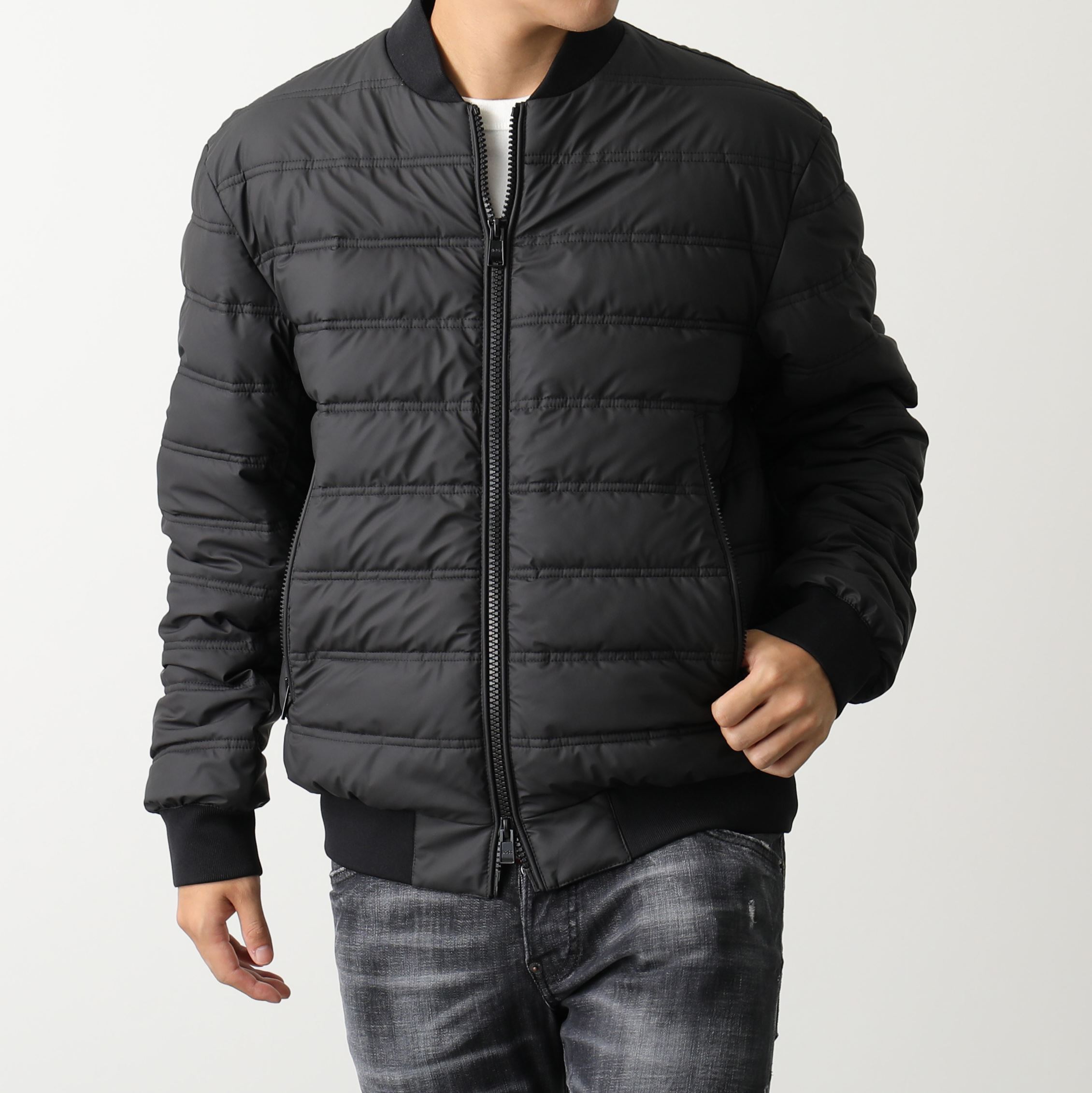 HUGO BOSS（ヒューゴ・ボス） 中綿ジャケット 50493693 メンズ BLACK
