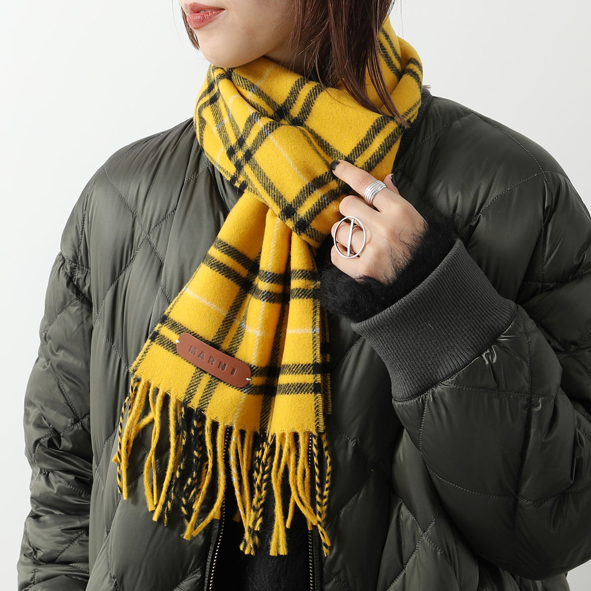 MARNI（マルニ） マフラー SCMC0104Q0 UAW021 レディース チェック柄