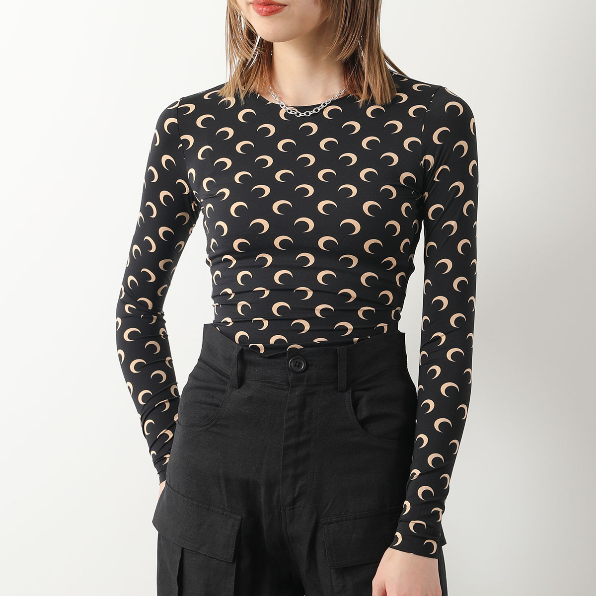 MARINE SERRE（マリーンセル） マリーン セル ロンT カットソー Moon