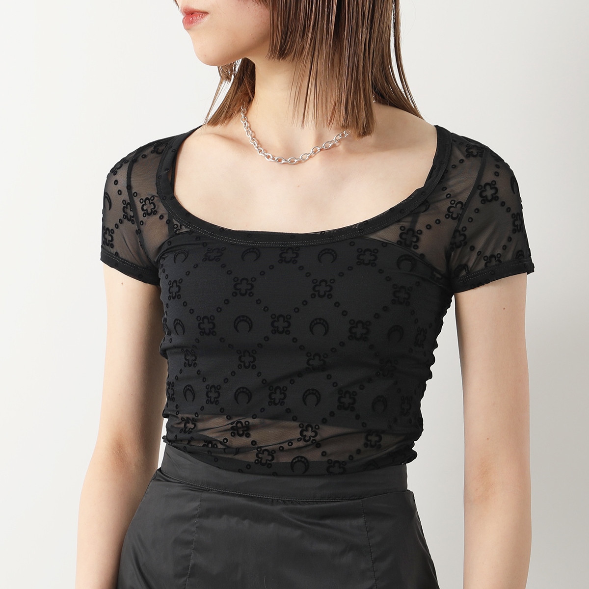 MARINE SERRE（マリーンセル） マリーン セル カットソー Moonogram