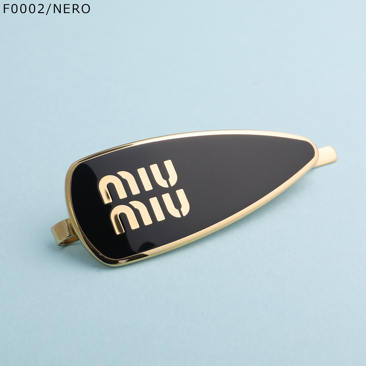 miu miu（ミュウミュウ） ヘアピン 5IF147 2F6T レディース ロゴ ヘア