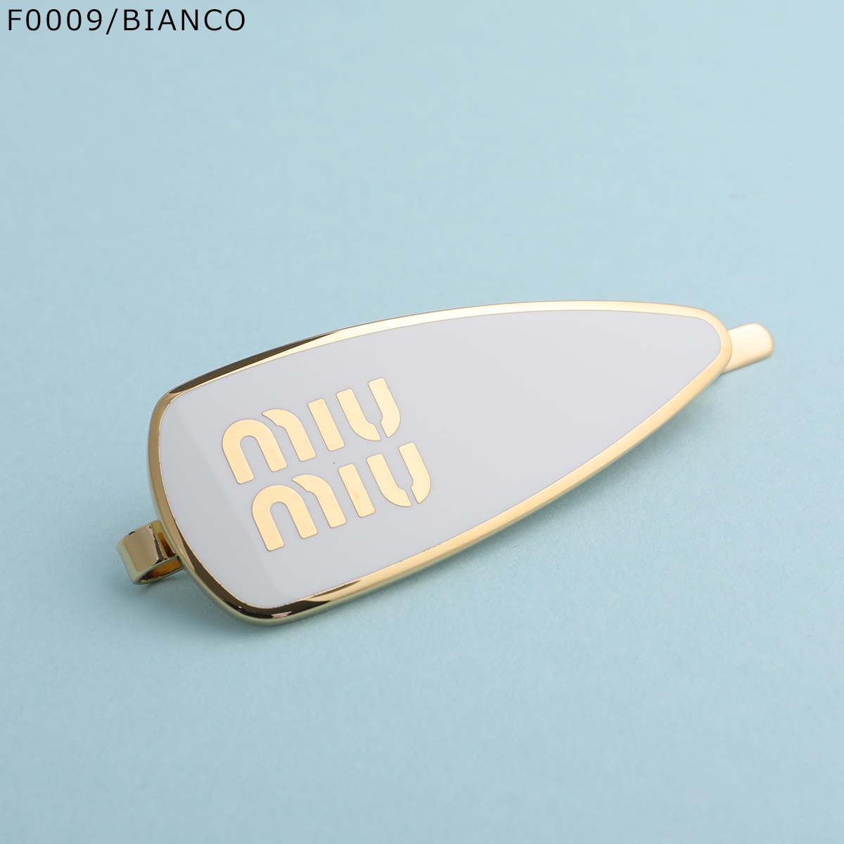 miu miu（ミュウミュウ） ヘアピン 5IF147 2F6T レディース ロゴ ヘア