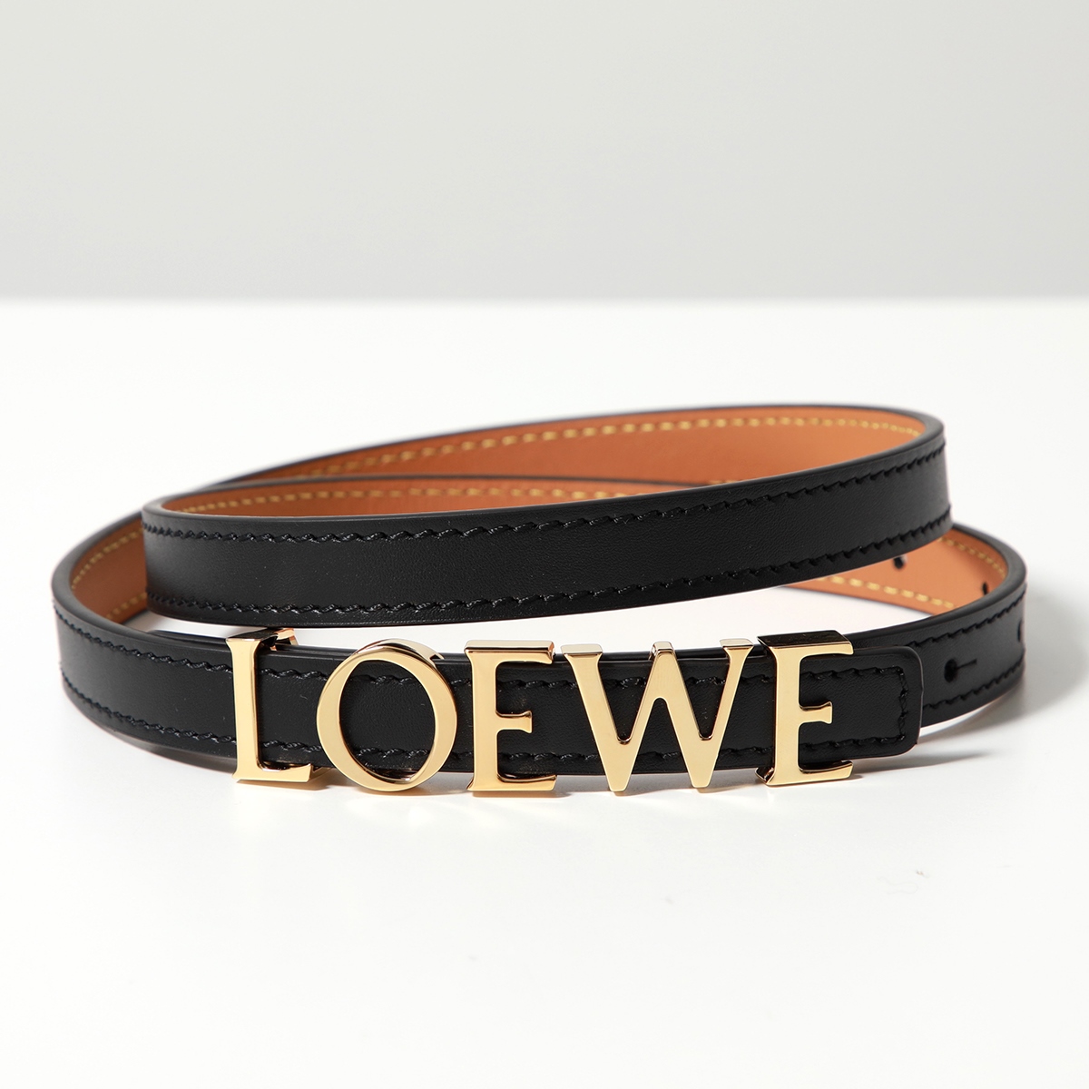 LOEWE（ロエベ） ナローベルト E619Z16X16 レディース レザー ロゴ