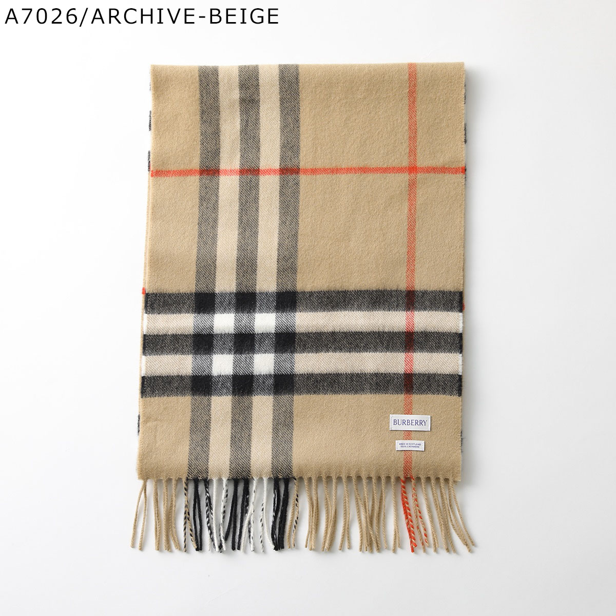 BURBERRY（バーバリー） マフラー MU GIANT CHK CS SC 8091005 8094741