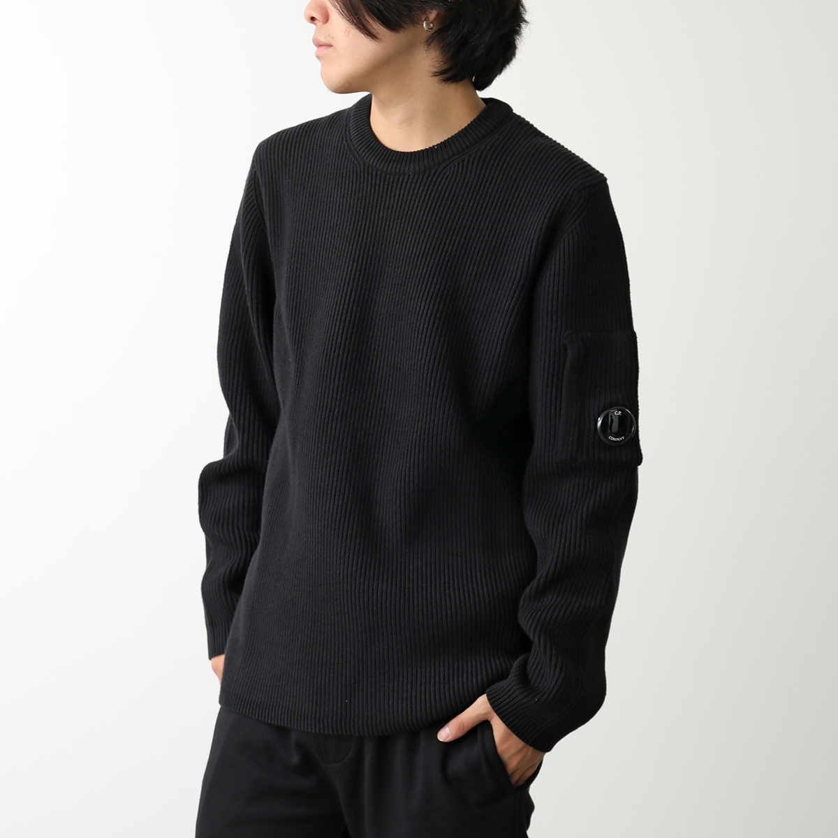 C.P. COMPANY（シーピーカンパニー） セーター Full Rib Crew Neck