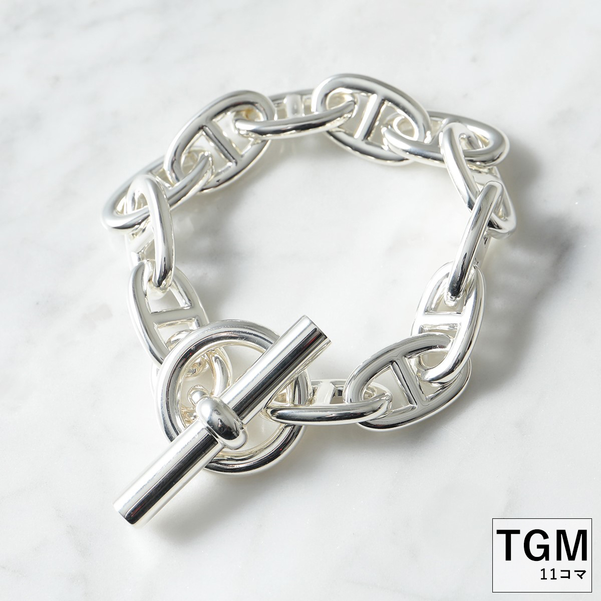 HERMES（エルメス） ブレスレット シェーヌダンクル TGM HERMES Chaine