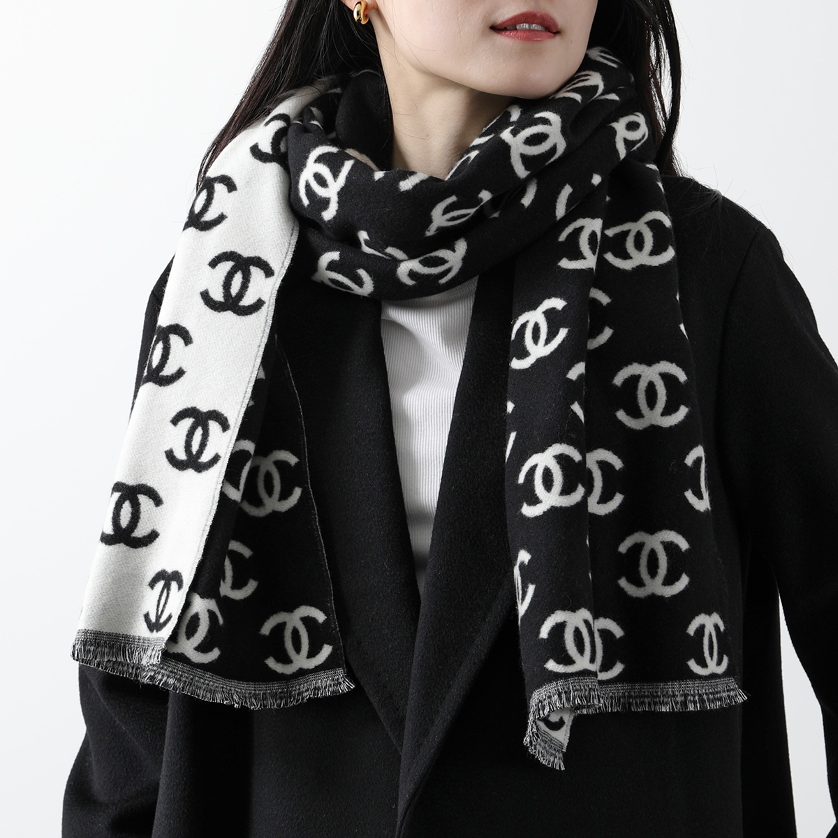 CHANEL（シャネル） マフラー AA7067 B04039 レディース カシミヤ