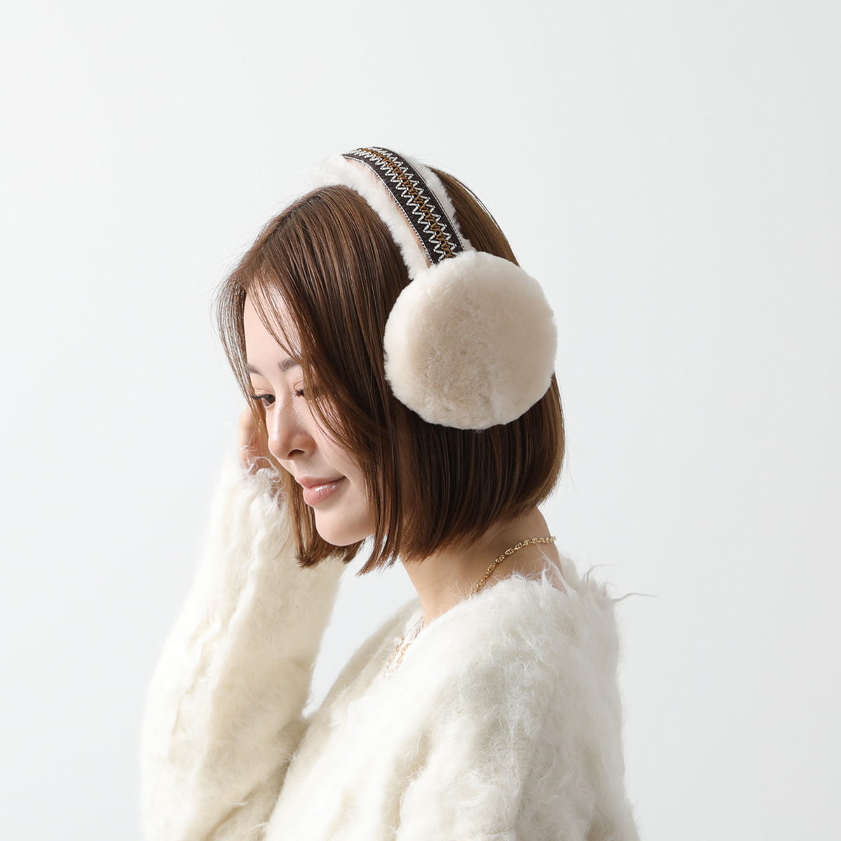 UGG（アグ） イヤーマフ Sheepskin Earmuff W Tasman シープスキン
