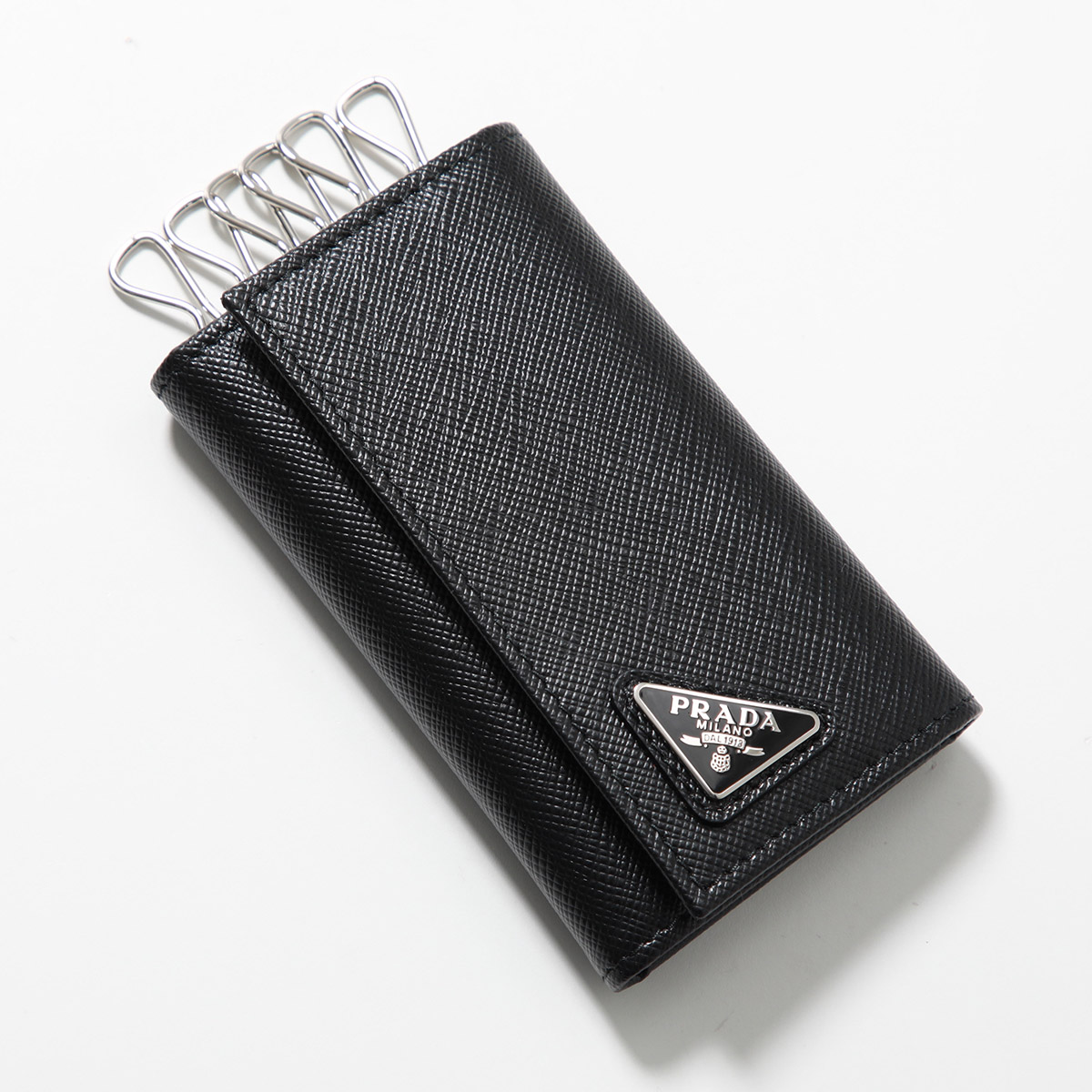 PRADA（プラダ） キーケース 2PG222 QHH メンズ 6連 サフィアーノ