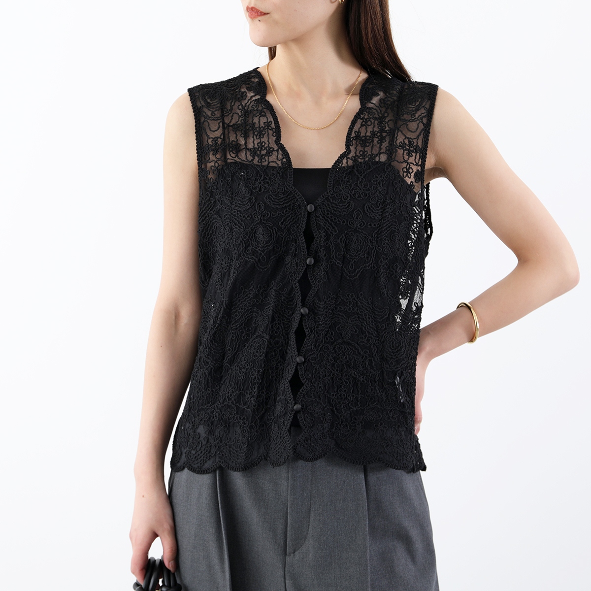 Torrazzo Donna（トラッゾドンナ） ベスト 6259-465 レディース 立体