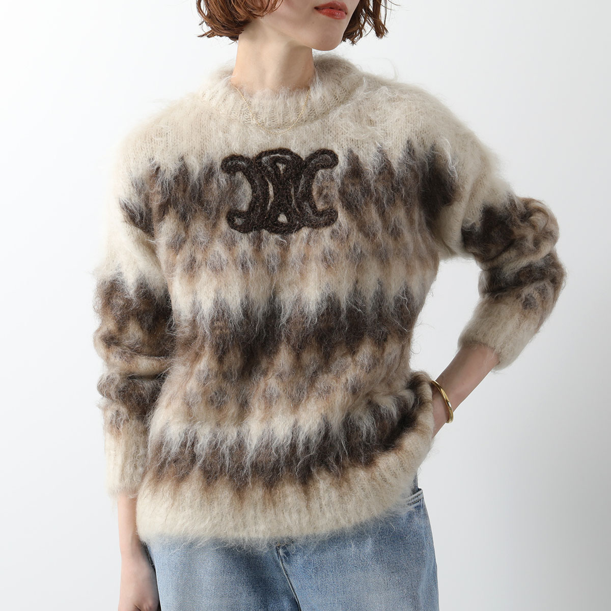 CELINE（セリーヌ） セーター RY03N0123.FYW7 レディース ニット 長袖