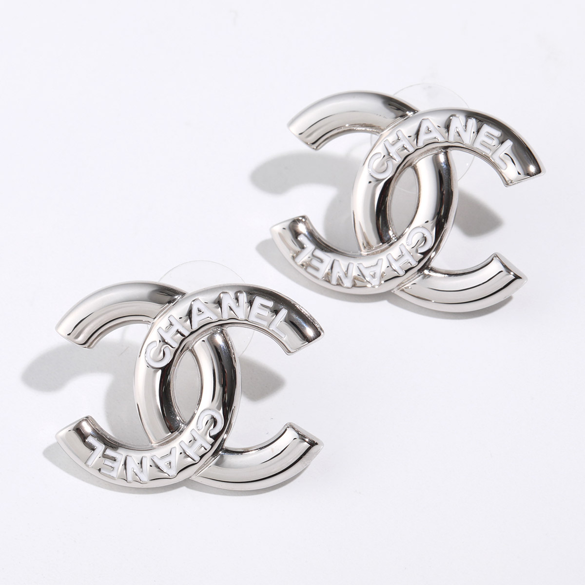 CHANEL（シャネル） ピアス ABE811 B19198 レディース メタル ロゴ刻印