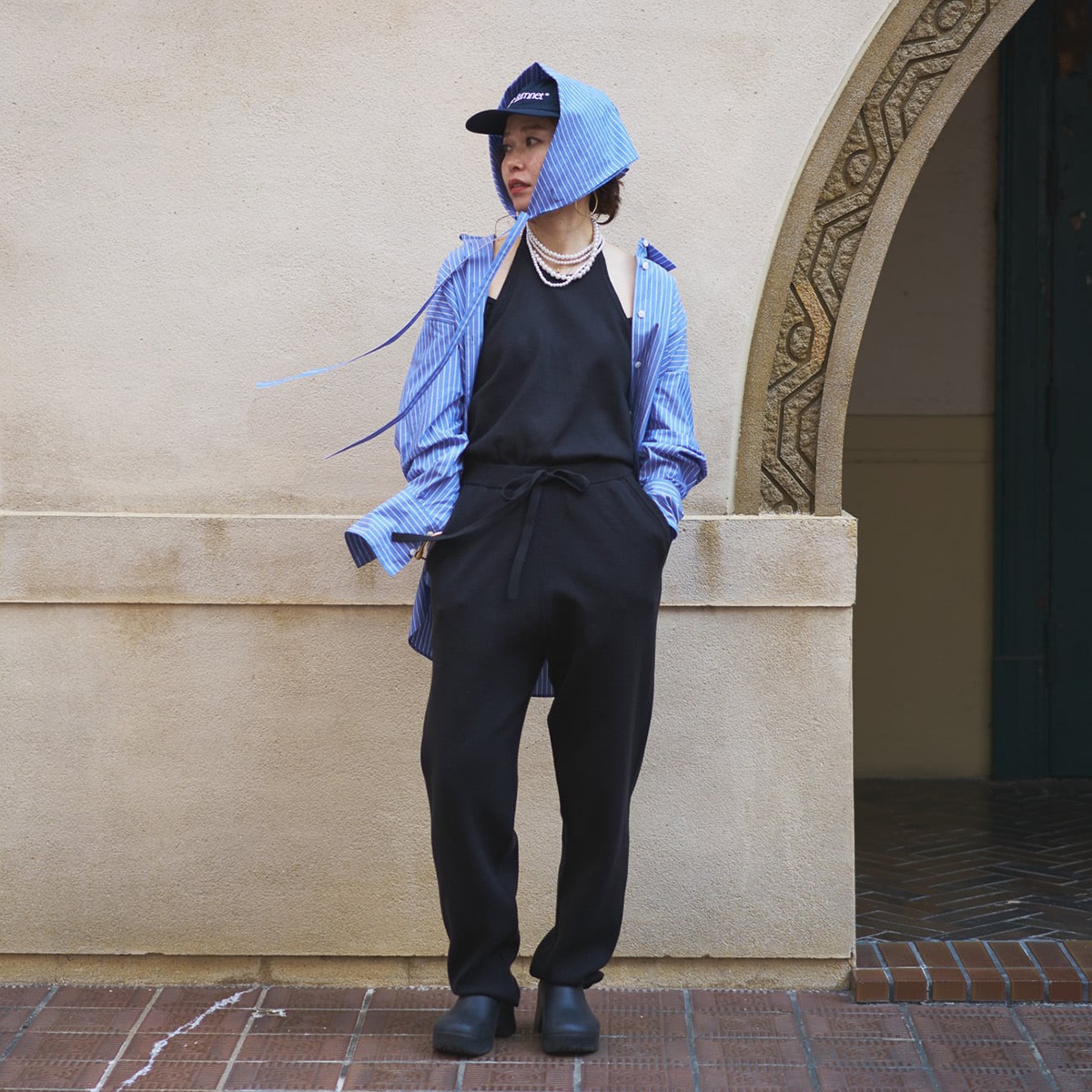 oll オール ジャンプスーツ IL knit jumpsuit 512-05501 レディース