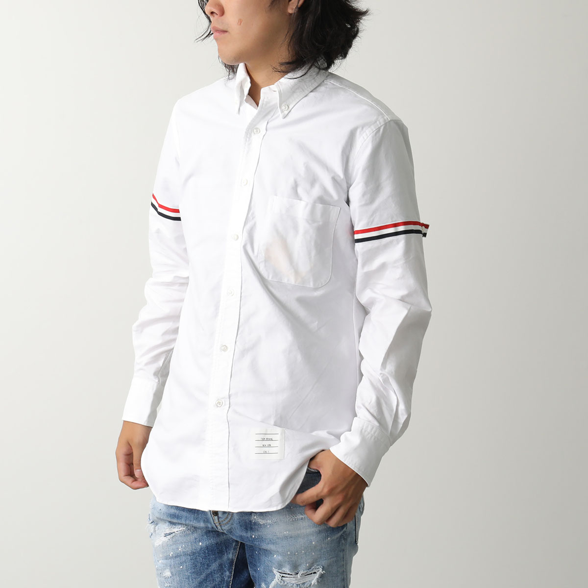 THOM BROWNE（トム ブラウン） クラシックシャツ MWL150E-F0313 メンズ