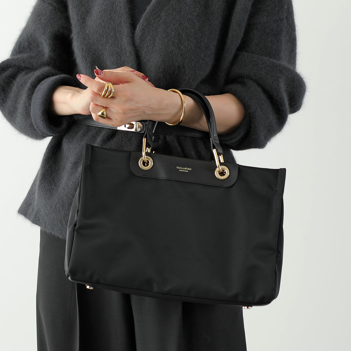 VIOLAd'ORO（ヴィオラドーロ） ハンドバッグ BIANCA ビアンカ V-2283