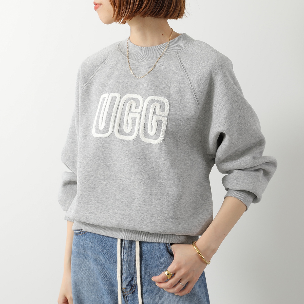 UGG（アグ） スウェットシャツ Logo Crewneck ロゴ クルーネック