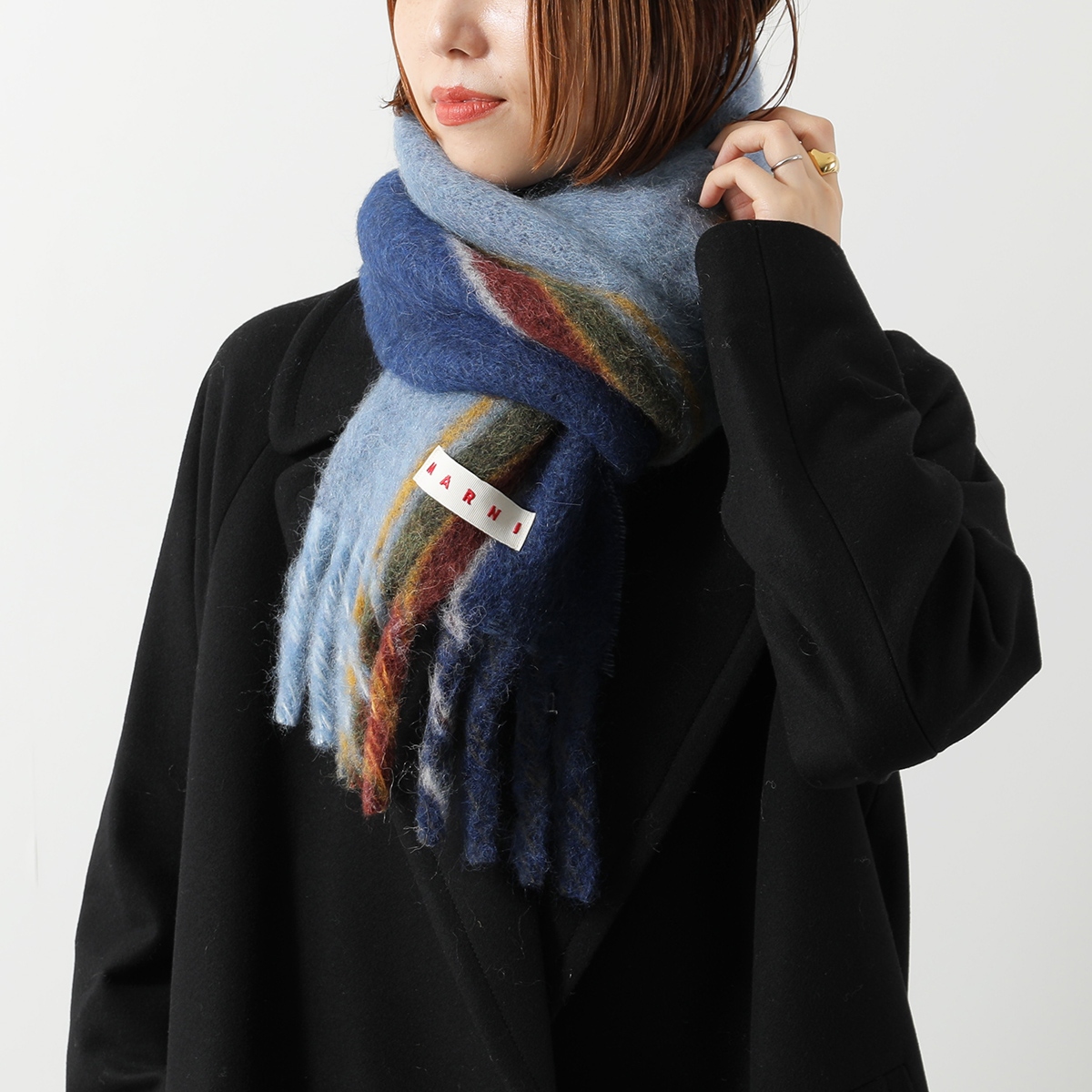 MARNI（マルニ） マフラー SCZC0076Y0 UAW051 レディース ストライプ