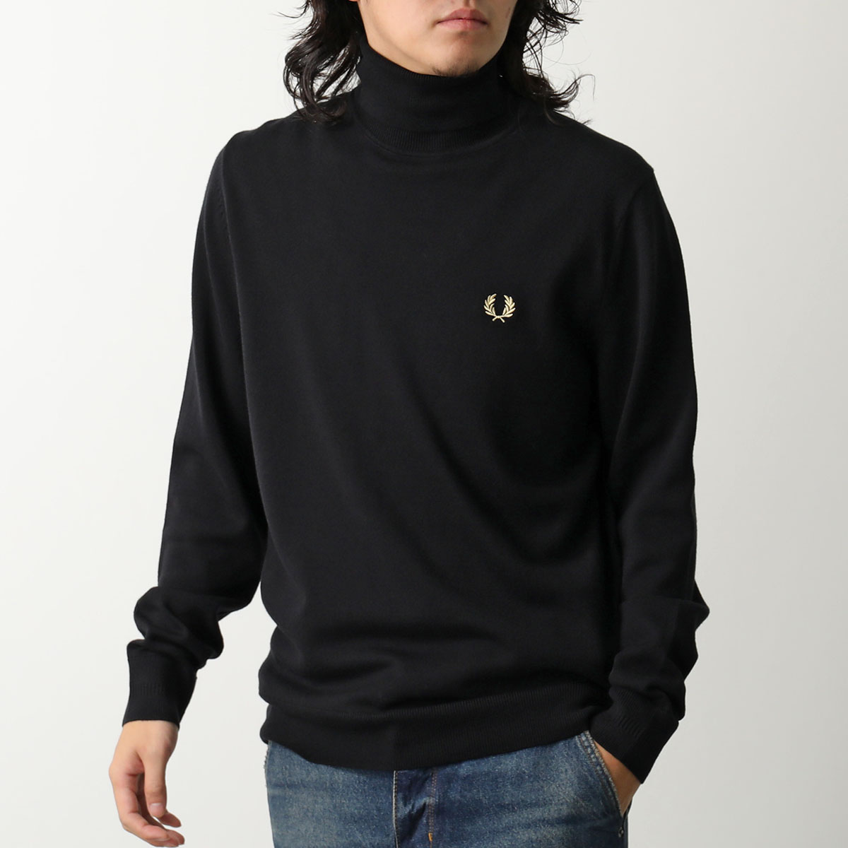 FRED PERRY（フレッドペリー） ニット ROLL NECK JUMPER ロールネック