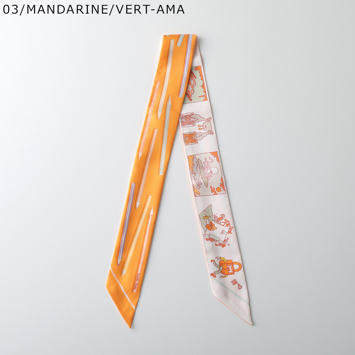 HERMES（エルメス） ツイリー スカーフ TWILLY さあ色鉛筆を出して