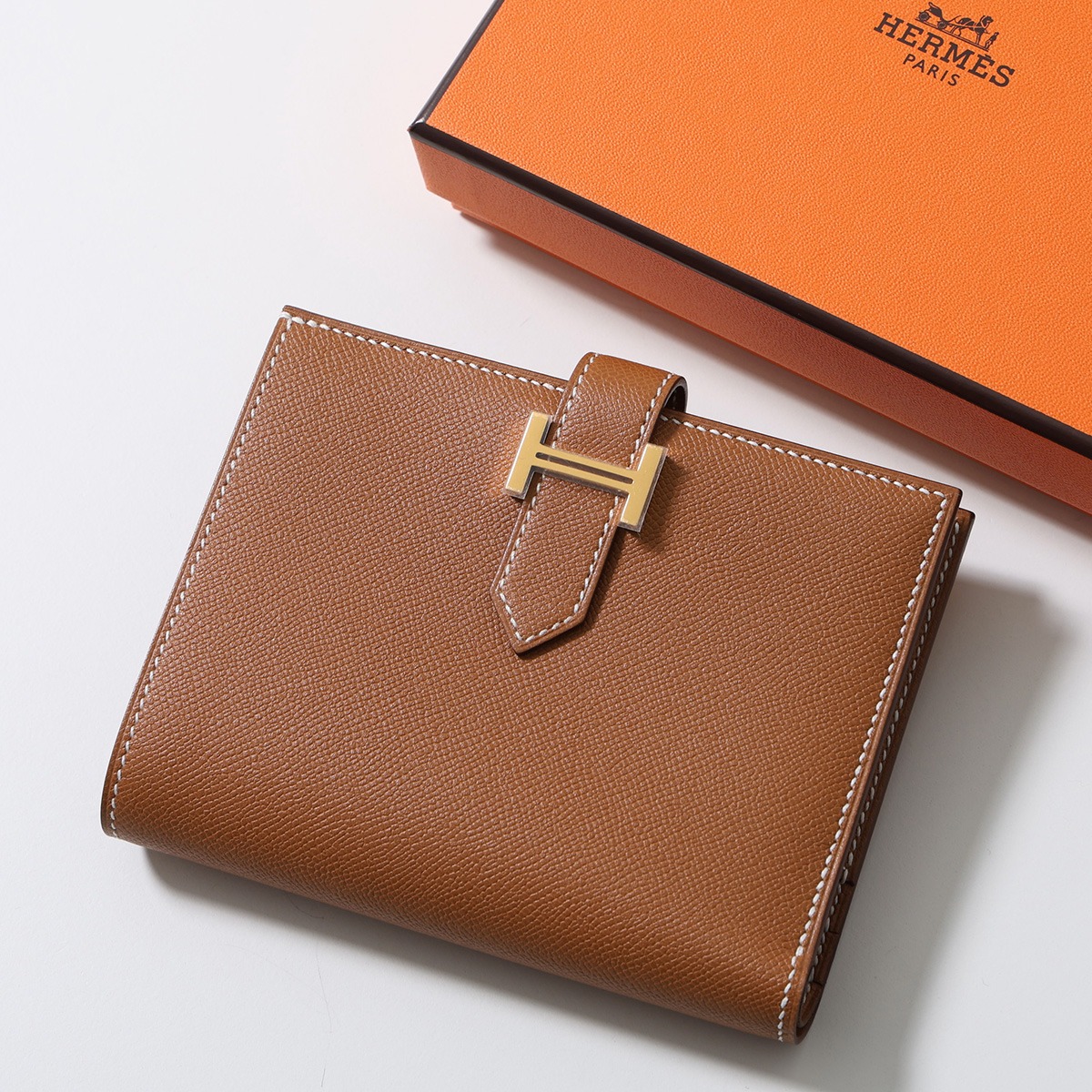HERMES（エルメス） 二つ折り財布 ベアン コンパクト BEARN COMPACT