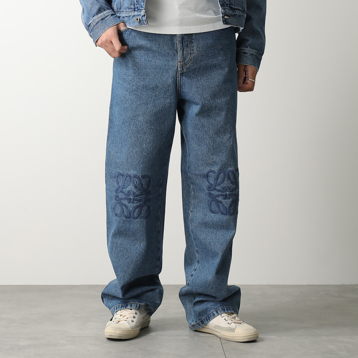 LOEWE（ロエベ） ジーンズ ANAGRAM BAGGY JEANS アナグラム バギー
