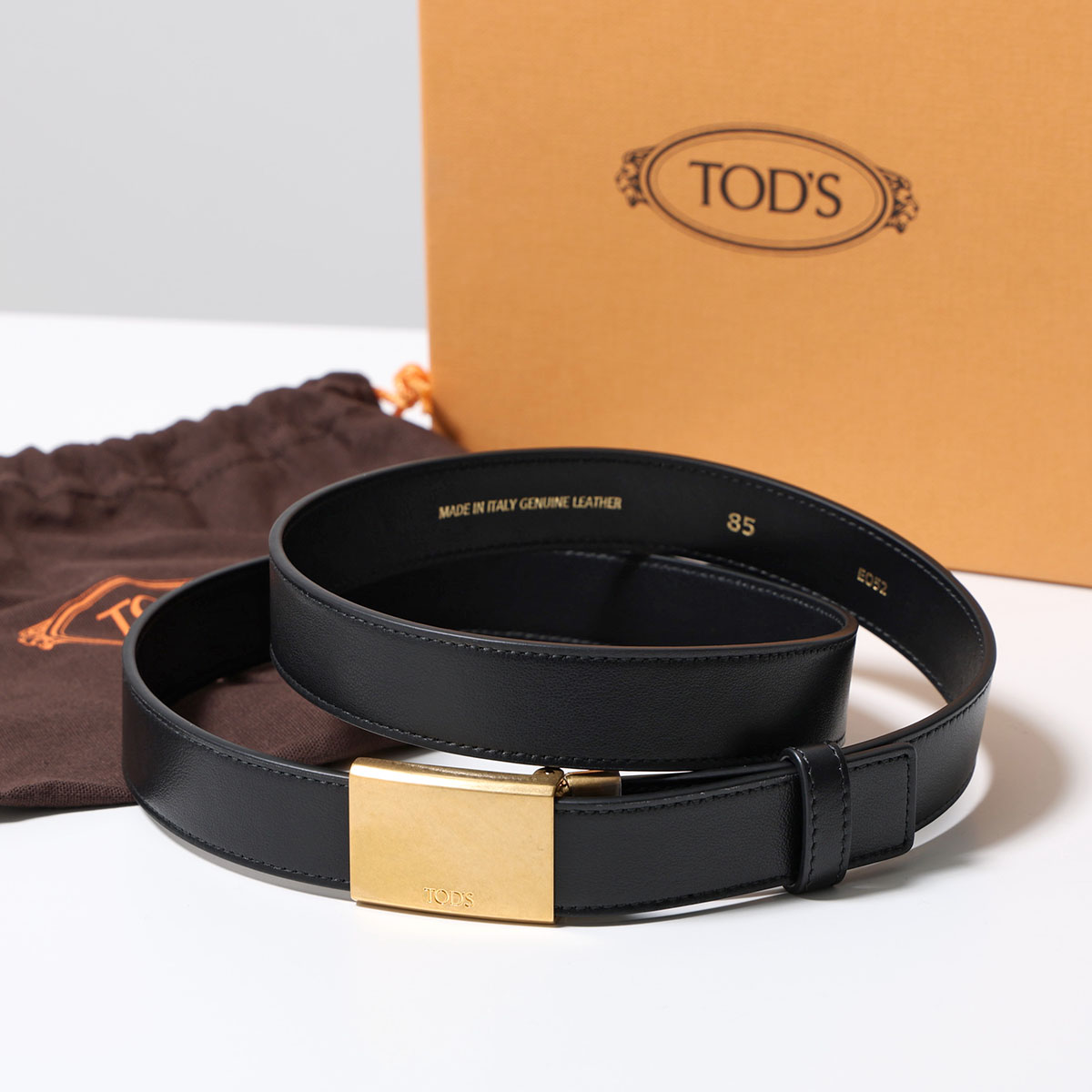 TOD'S（トッズ） TODS ナローベルト XCWCRM09100ROR レディース カーフ