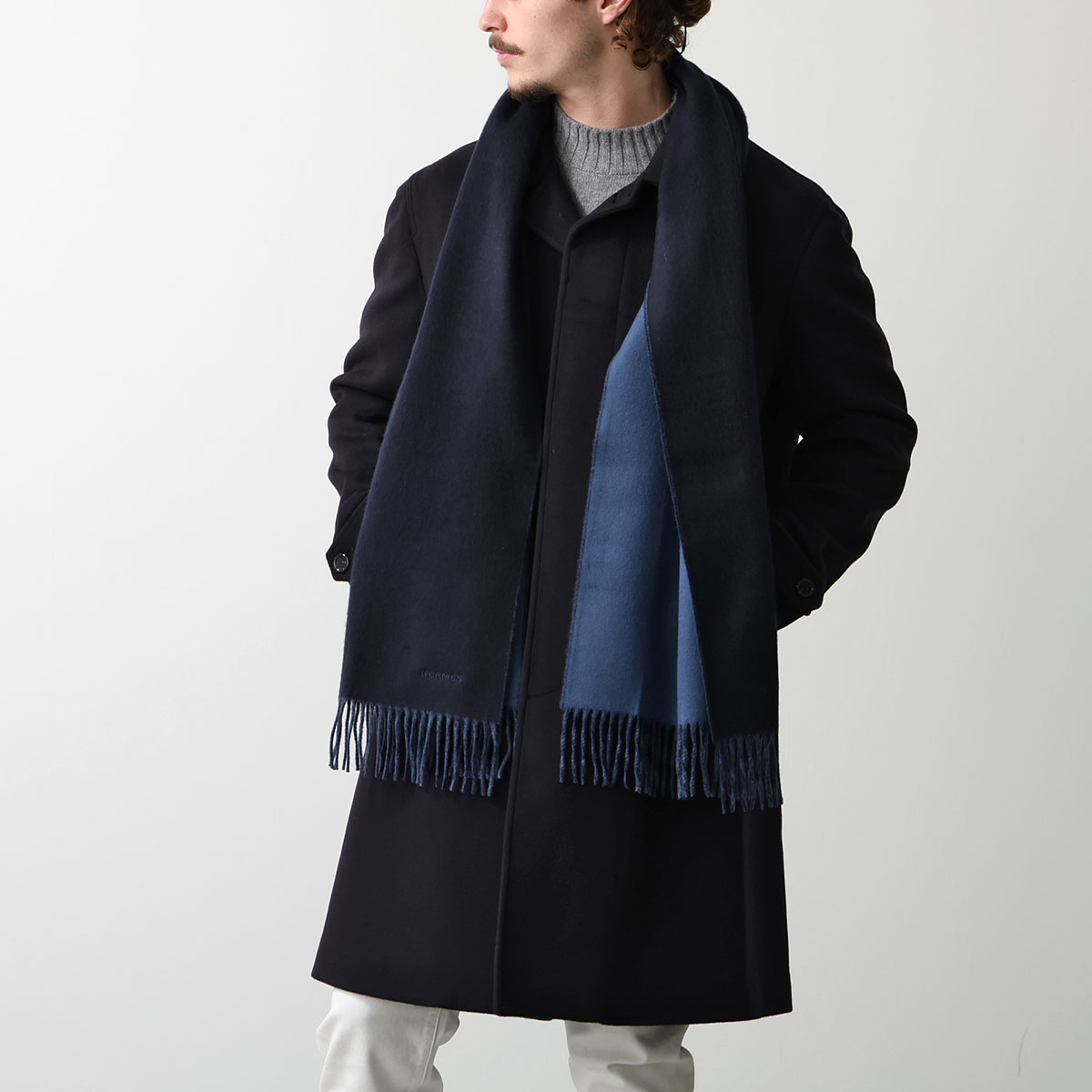 HERMES（エルメス） マフラー 170×40 レクトヴェルソ Recto Verso