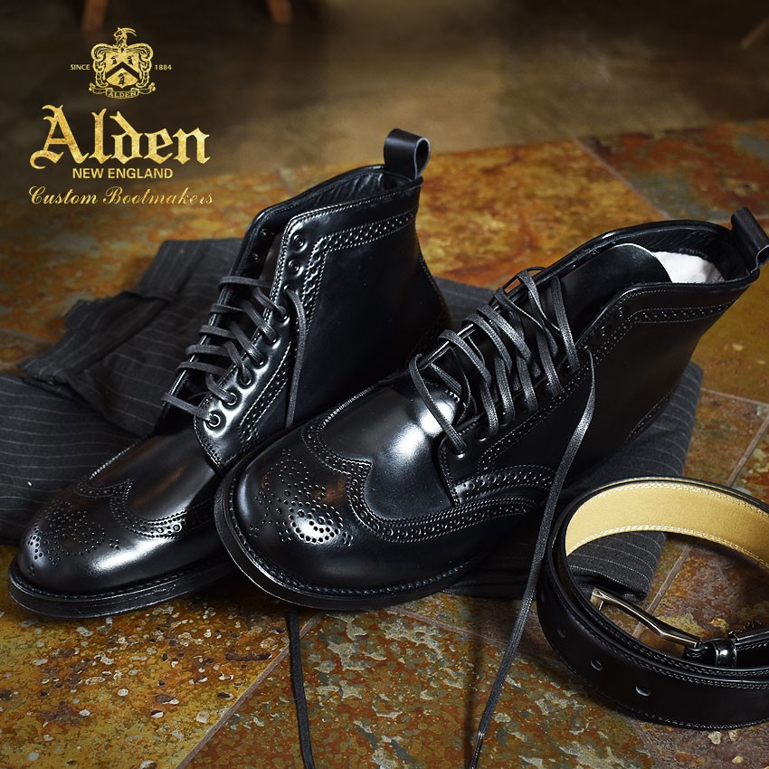 ALDEN（オールデン） ドレスブーツ メンズ 靴 高級靴 革 CORDOVAN BOOT