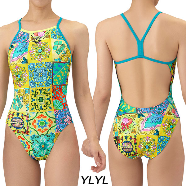 アリーナ（arena） レディース 競泳水着 練習用 ワンピース オープン