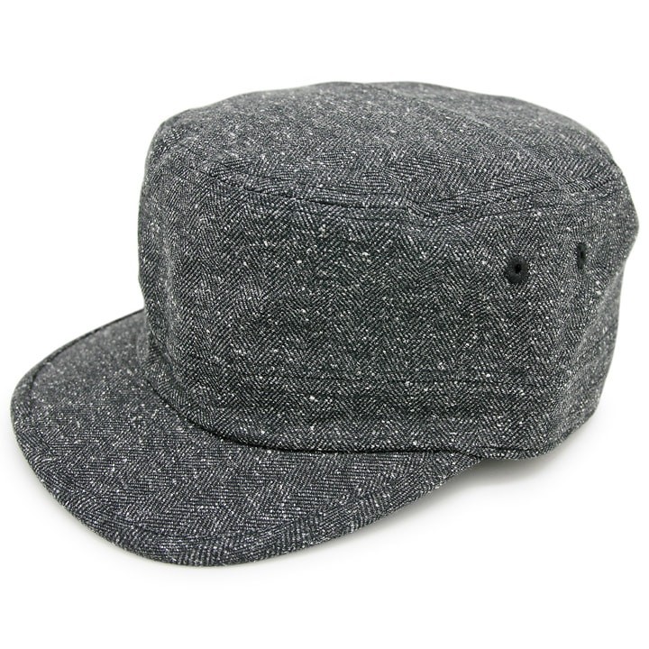 Herringboneワークキャップ メンズ レディース 帽子 秋冬 ヘリンボーン