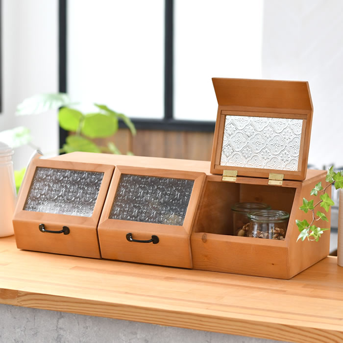 VOLTERRA TRIO ケースBOX 60枚用 木目調 Amazon | スラブ用ケースBOX