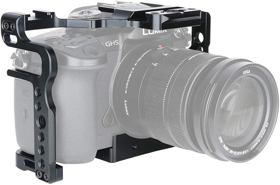 付属品多数！GH5 レンズ,マイクセット,バッテリー2つ カメラケージ