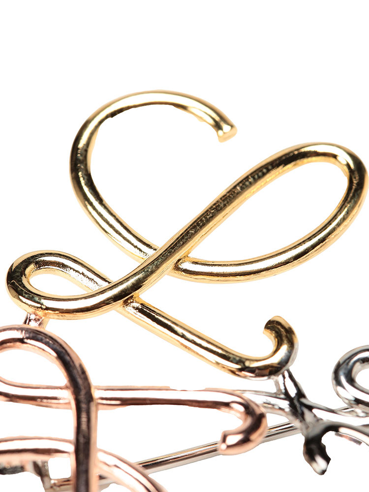 LOEWE（ロエベ） アナグラム ブローチ メタル LELJ000245X10 : ゼン