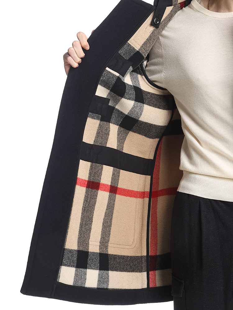 BURBERRY（バーバリー） コート メンズ ダッフルコート 紺 ネイビー