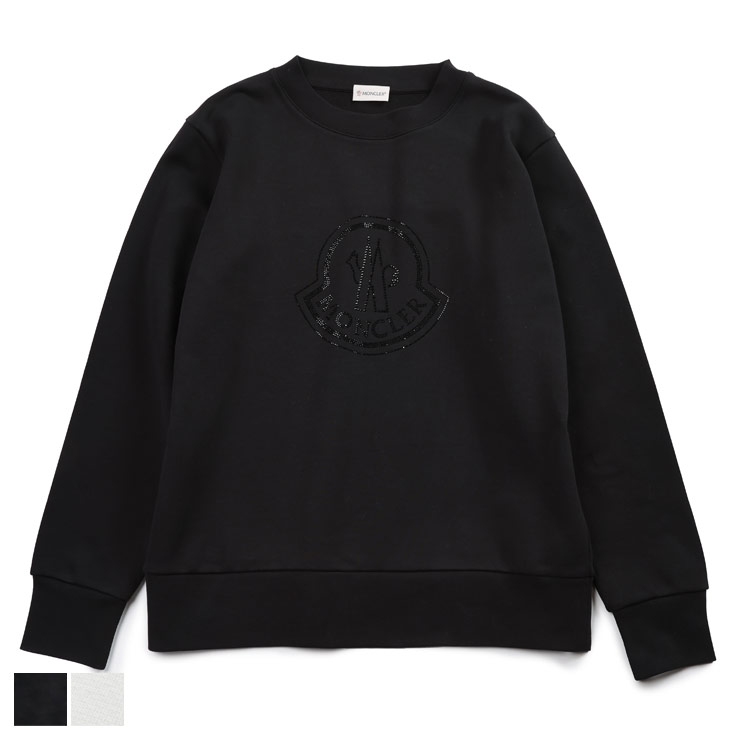 MONCLER（モンクレール） クリスタル ロゴ クルーネック トレーナー