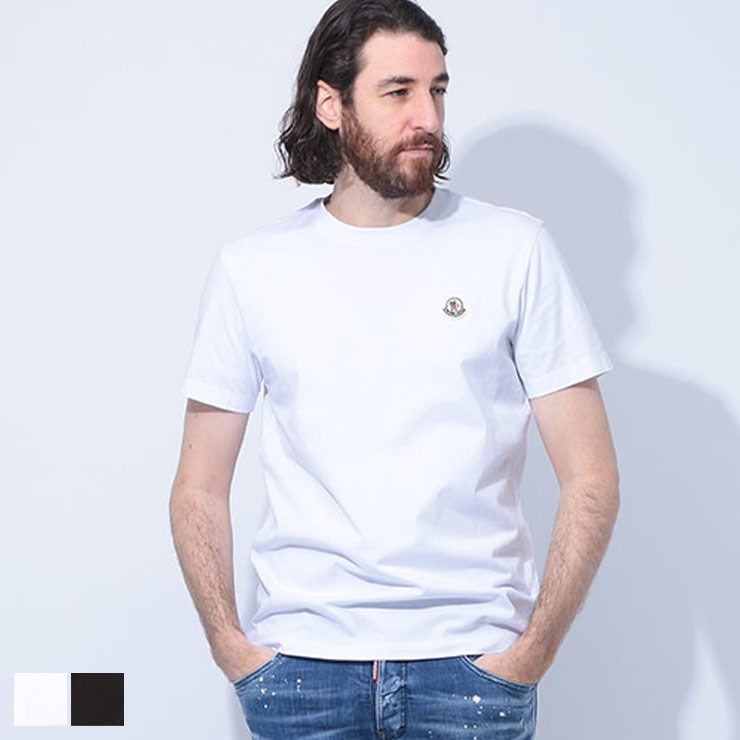 MONCLER（モンクレール） 半袖 Tシャツ メンズ ワッペン クルーネック