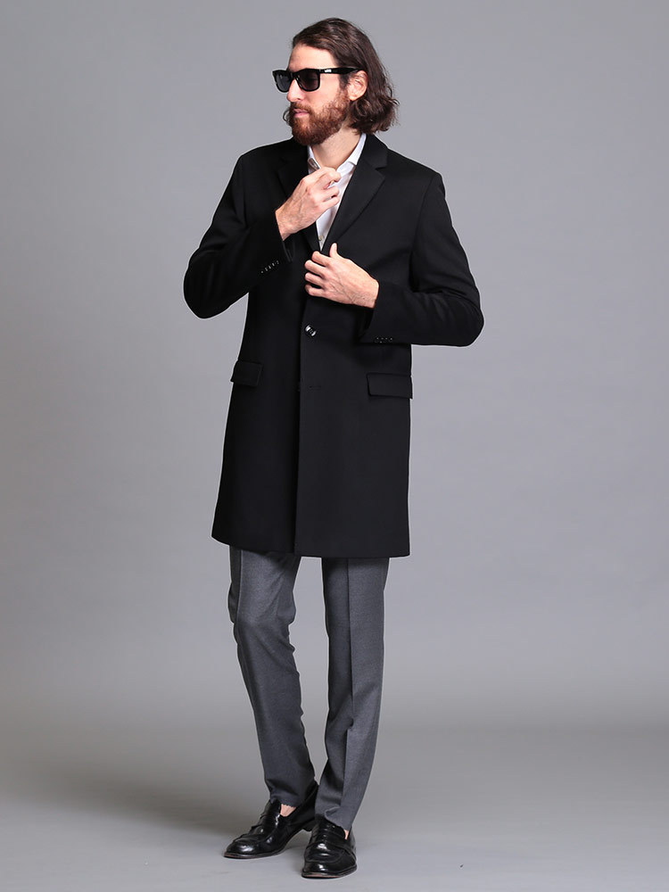 HUGO BOSS（ヒューゴ・ボス） メンズ コート カシミヤ100％ シングル