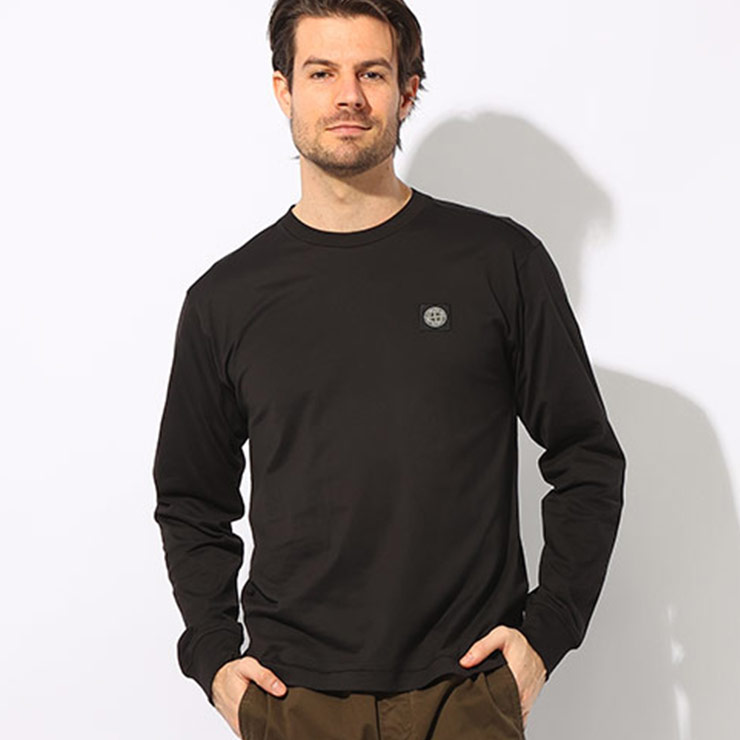 STONE ISLAND（ストーン アイランド） ワンポイントロゴ クルーネック