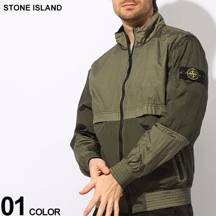 STONE ISLAND（ストーン アイランド） スタンドカラー ロゴパッチ
