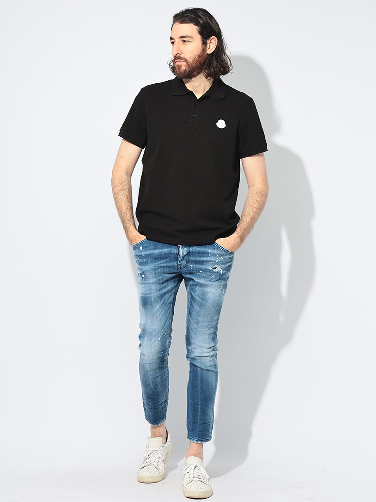 MONCLER（モンクレール） 半袖 ポロシャツ メンズ ワンポイント