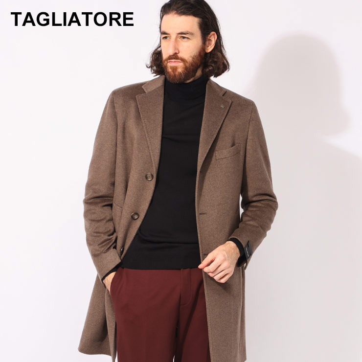TAGLIATORE（タリアトーレ） カシミヤ シングル コート メンズ
